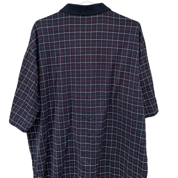 Amen Corner Authentic Masters Golf Polo - Size XL - 100% Cotton - Plaid - Picture 9 of 10